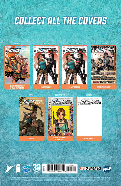 GI JOE A REAL AMERICAN HERO TOMB RAIDER #1 RANDY GREEN NYCC EXCLUSIVE VIRGIN VAR