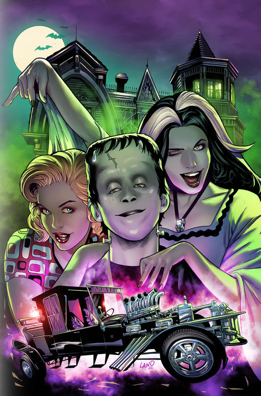 ARCHIE HALLOWEEN SPECTACULAR #1 2025 GREG LAND NYCC MUNSTERS HOMAGE EXCLUSIVE LTD 300 PRESALE