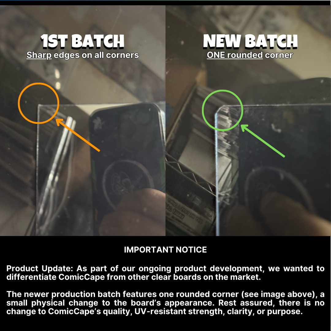 ComicCape - Clear UV Resistant Board