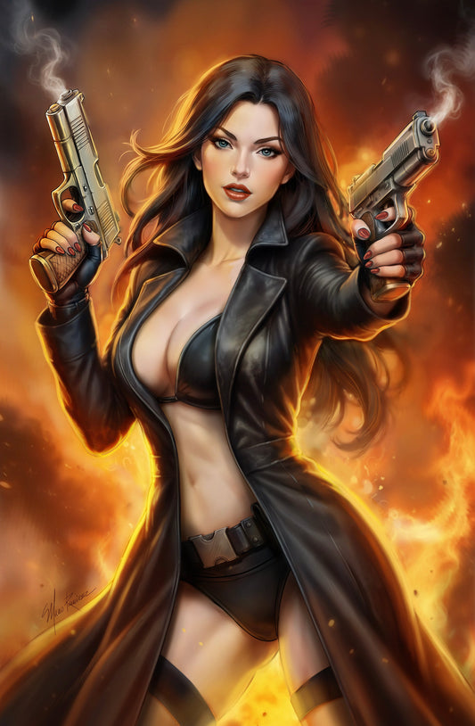 GUN HONEY DOUBLE DOWN #1 MANUEL RAMIREZ CVR A HEROESCON EXCLUSIVE LTD 500
