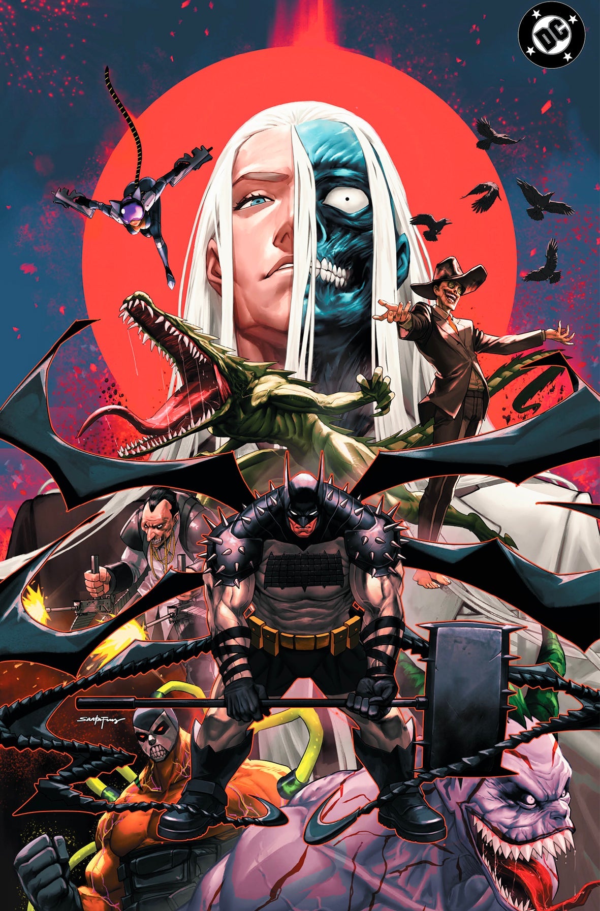 ABSOLUTE BATMAN #21 SANTA FUNG VIRGIN VARIANT EXCLUSIVE LTD 1000