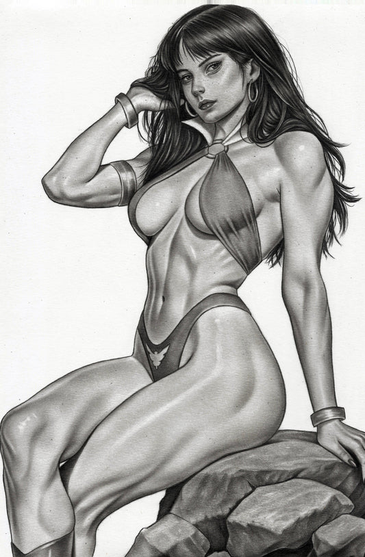 VAMPIRELLA ARMAGEDDON #12 ALAN BORGES CVR B SKETCH VARIANT SDCC EXCLUSIVE