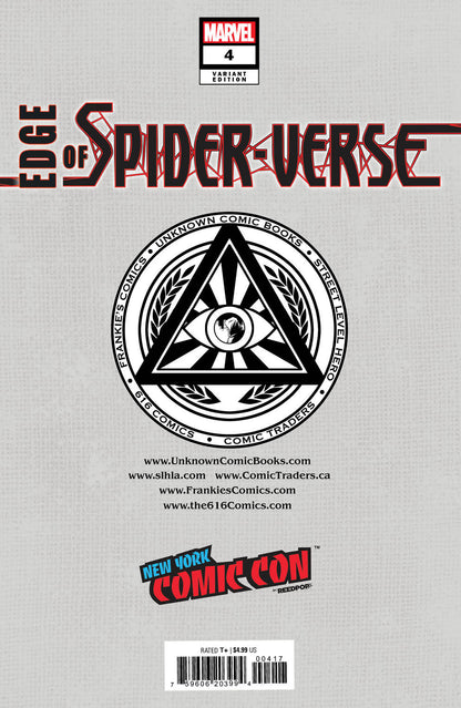 Edge Of Spider-Verse #4 Unknown Comics Tyler Kirkham Exclusive Nycc 2022 Silver Var (11/02/2022)
