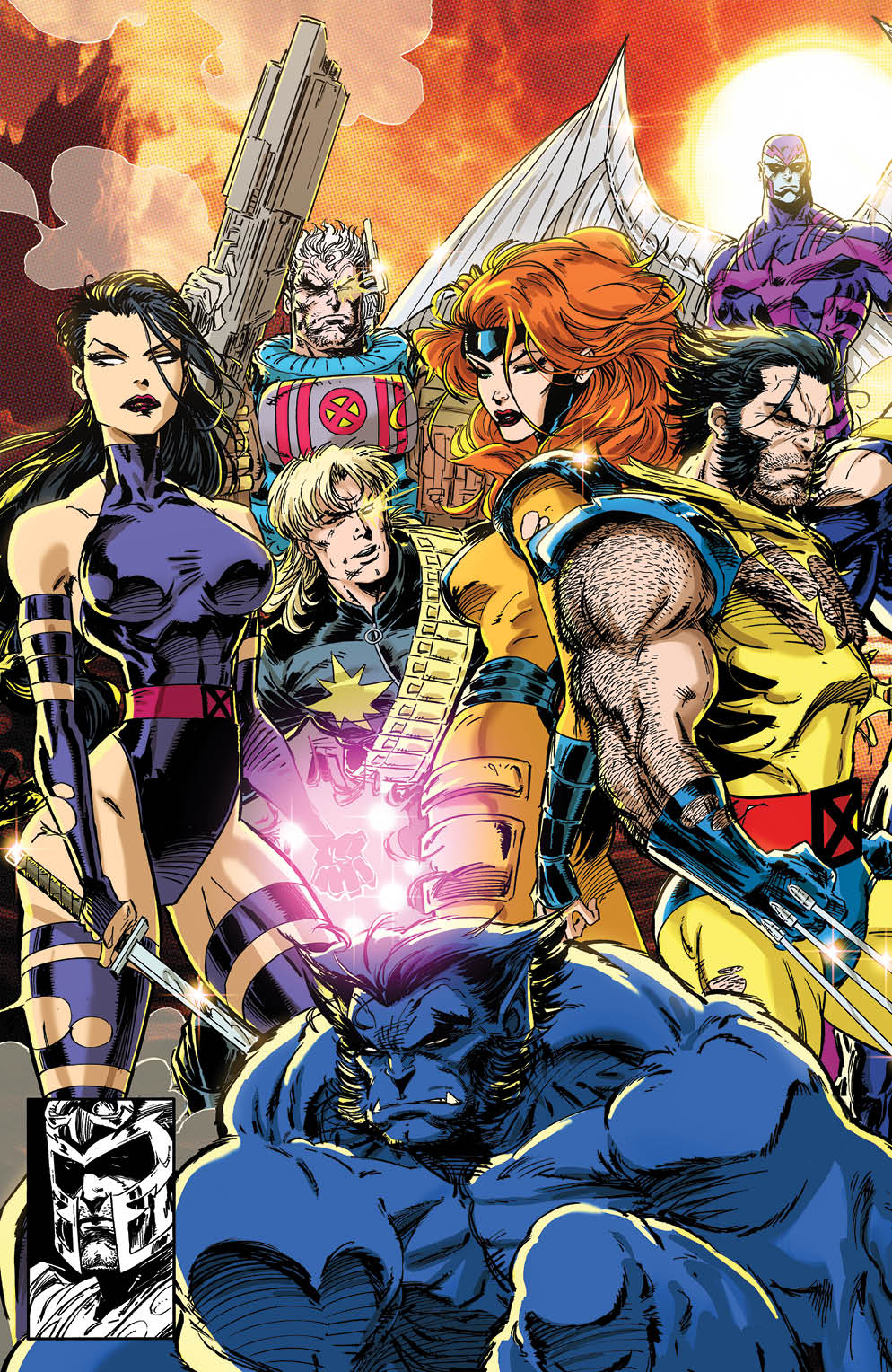 [Signed by Kaare Andrews] FALL OF THE HOUSE OF X #4 UNKNOWN COMICS KAARE ANDREWS EXCLUSIVE VIRGIN VAR [FHX] [IN STOCK]