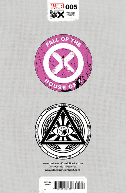 Fall Of The House Of X #5 Unknown Comics Miguel Mercado Exclusive Var [Fhx] (05/22/2024)