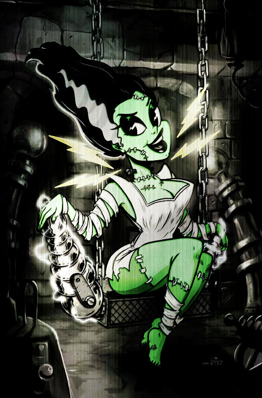 FRANKENSTEIN #1 NYCC Virgin Exclusive Glow in the Dark Metal LMTD to 25