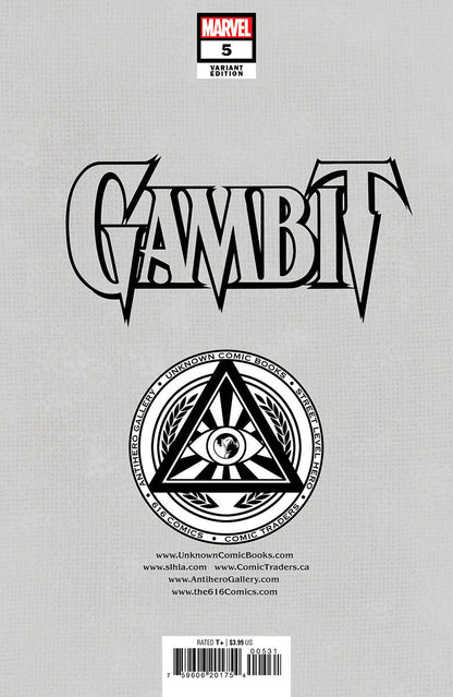 Gambit #5 Unknown Comics Ivan Tao Exclusive Var (11/16/2022)