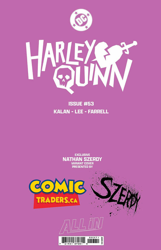 HARLEY QUINN #53 NATHAN SZERDY EXCLUSIVE VIRGIN VAR [09/03/2025]