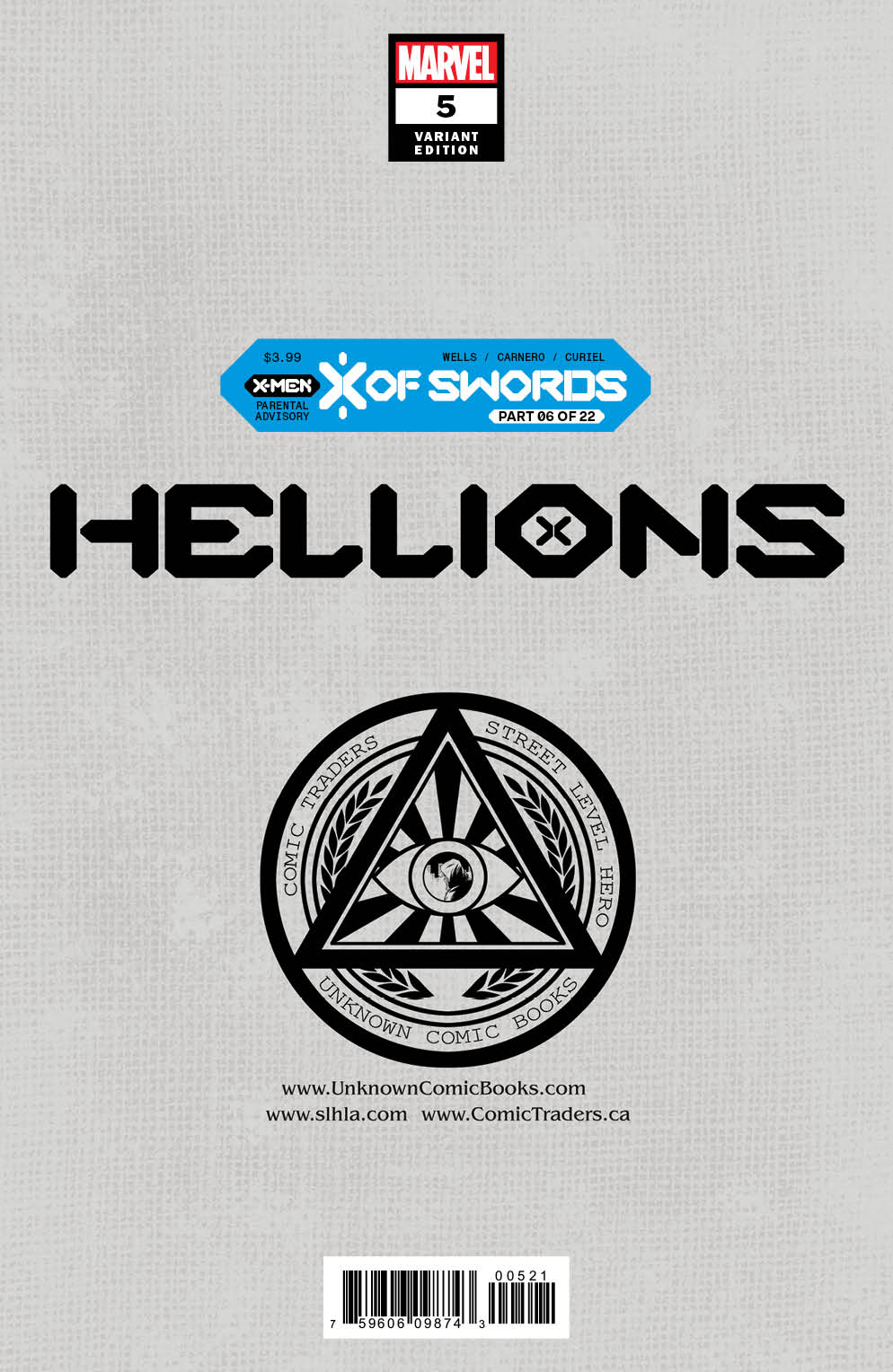 [Signed by Chris Britton] Hellions #5 Unknown Comics Jay Anacleto Exclusive Virgin Var Xos [IN STOCK]