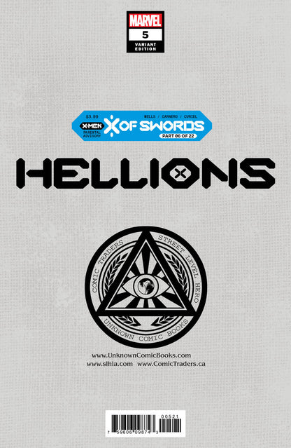 [Signed by Chris Britton] Hellions #5 Unknown Comics Jay Anacleto Exclusive Virgin Var Xos [IN STOCK]