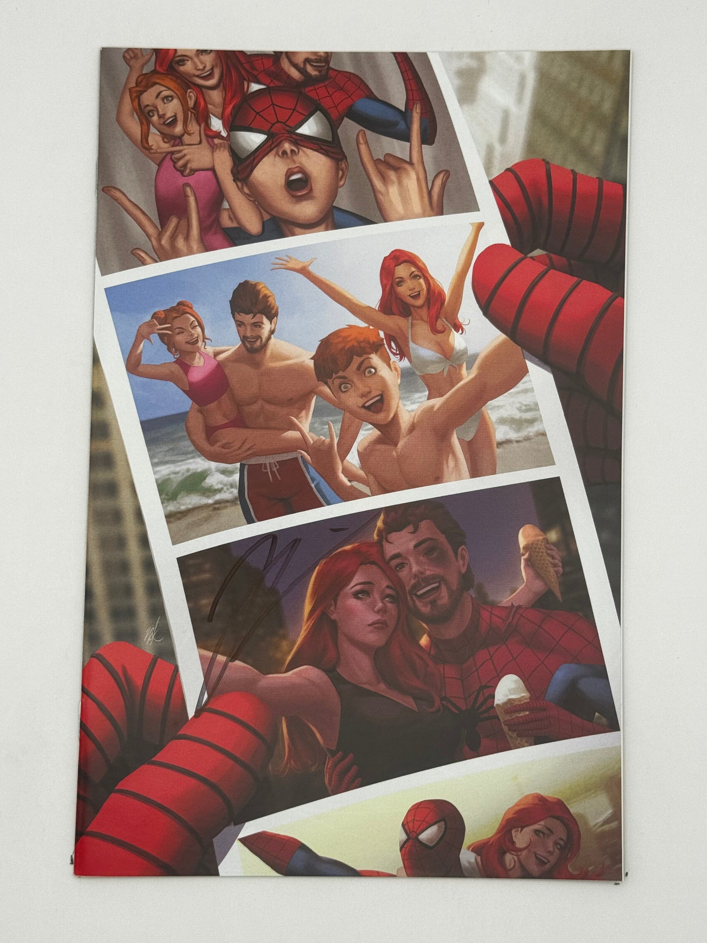 [Signed by Hickman] Ultimate Spider-Man #8 Virgin Unknown Comics Ejikure Exclusive Var [INST]