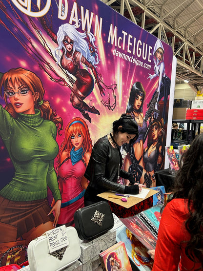 ✏️ ACTION COMICS #252 FACSIMILE SIGNED DAWN MCTEIGUE FAN EXPO NEW ORLEANS COA