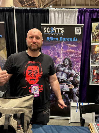 ✏️ RED SONJA VS AOD #5 CVR A SIGNED BJORN BARENDS FAN EXPO NEW ORLEANS COA