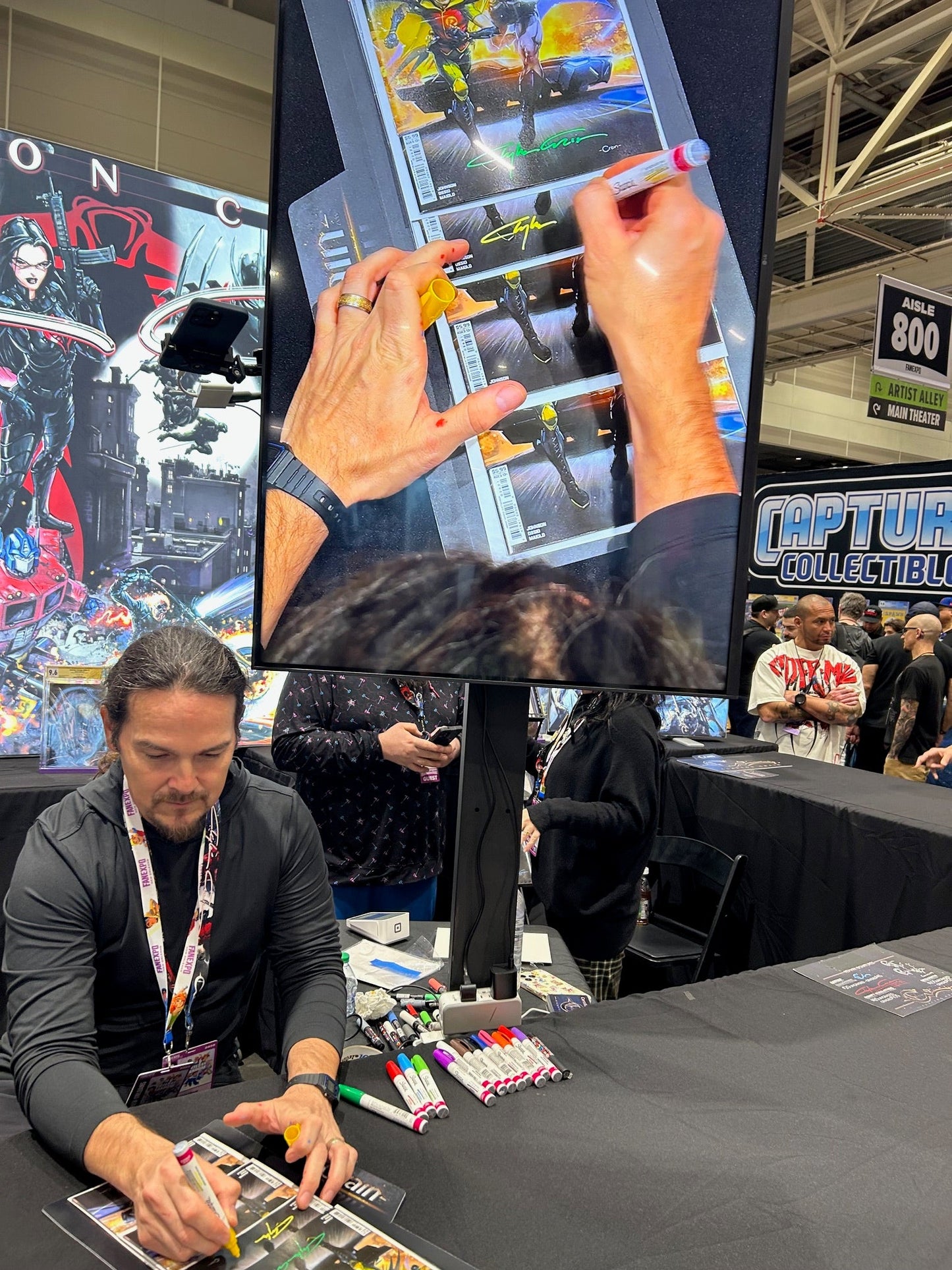 ✏️ BATMAN AND ROBIN #26 CVR C SIGNED CLAYTON CRAIN FAN EXPO NEW ORLEANS COA