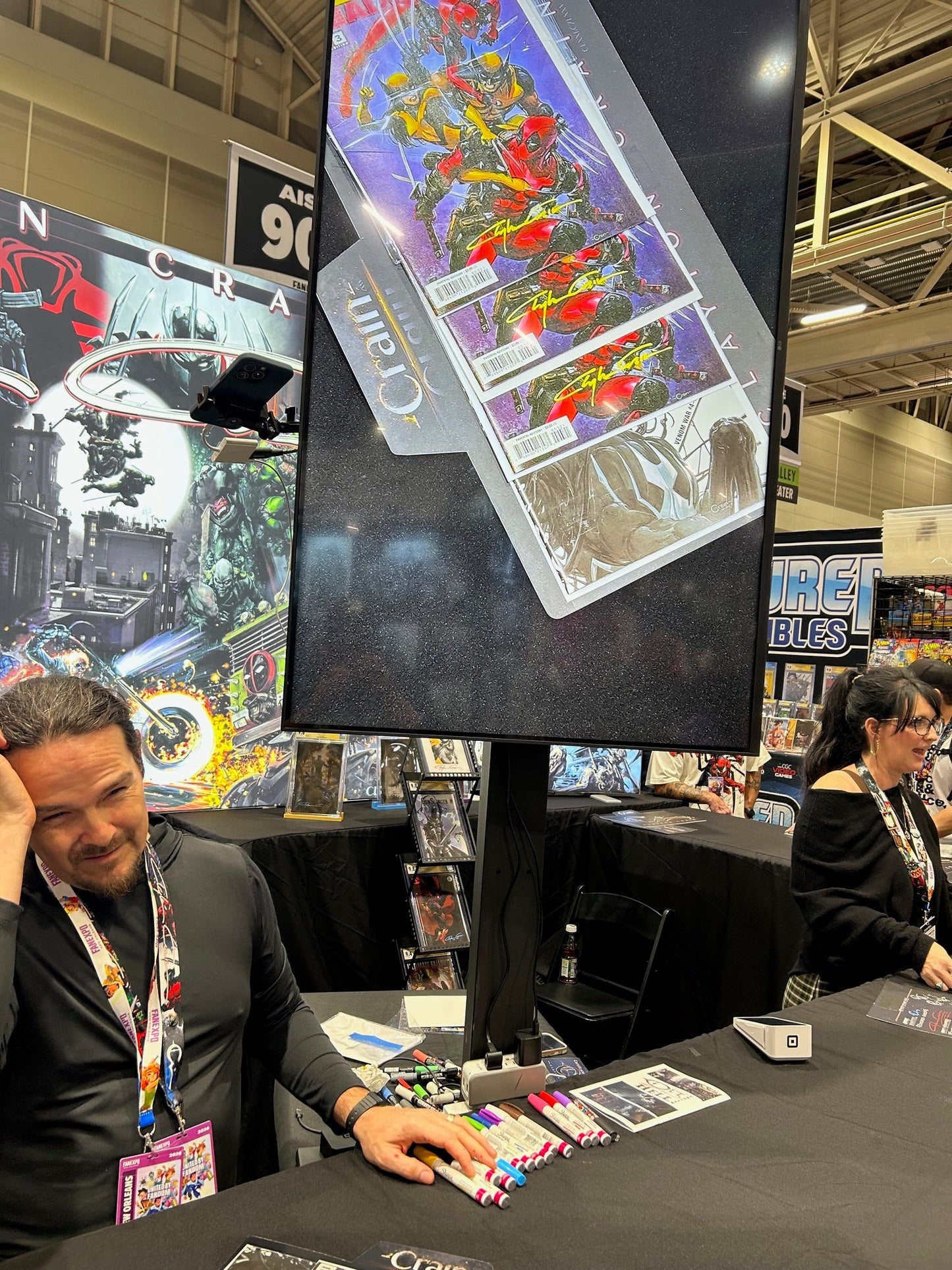 ✏️ WOLVERINES & DEADPOOLS #3 SIGNED CLAYTON CRAIN FAN EXPO NEW ORLEANS COA