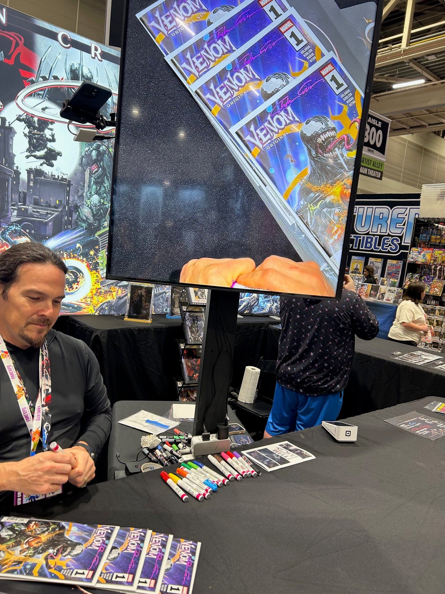 ✏️ VENOM: ORIGINAL SIN #1 SIGNED CLAYTON CRAIN FAN EXPO NEW ORLEANS COA