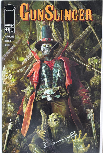 ✏️ GUNSLINGER SPAWN #44 CVR A SIGNED BJORN BARENDS FAN EXPO NEW ORLEANS COA