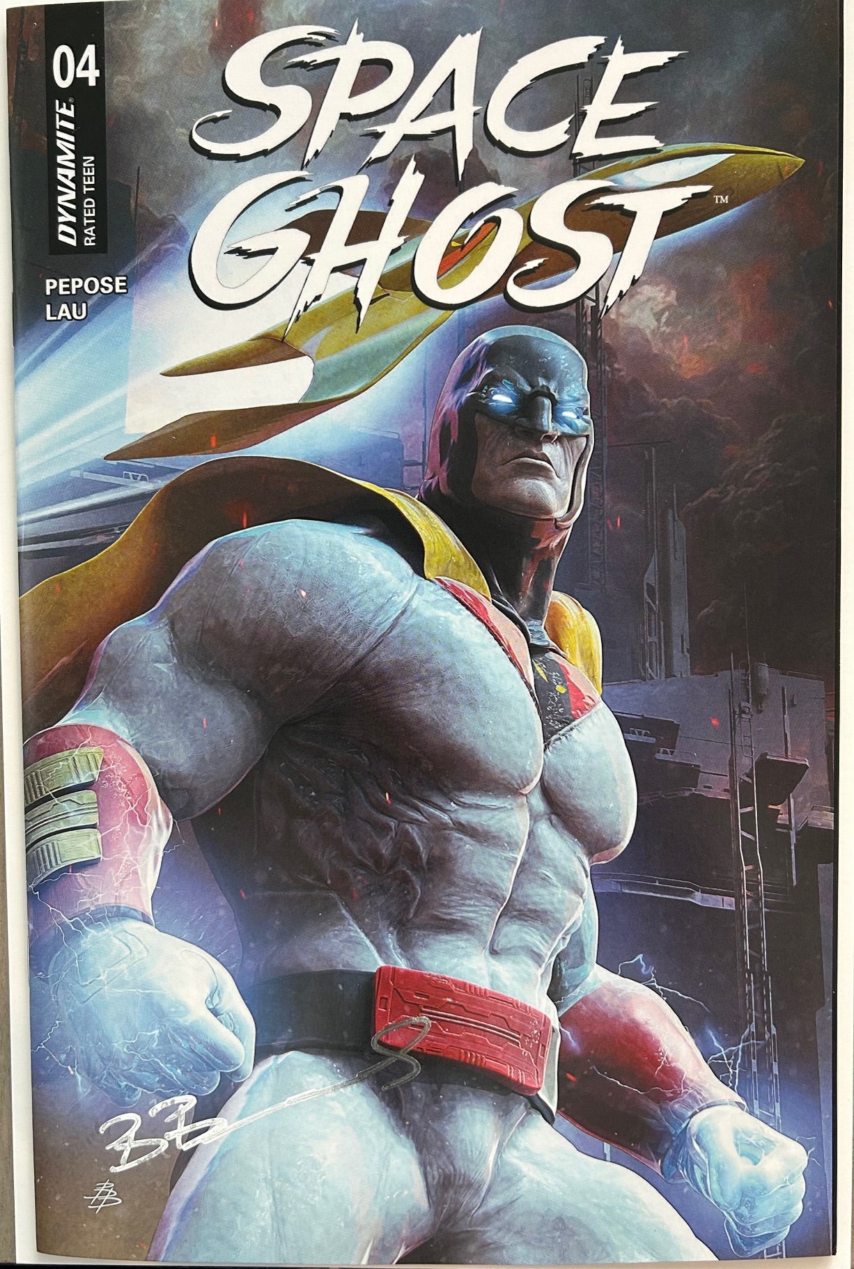 ✏️ SPACE GHOST #4 CVR D SIGNED BJORN BARENDS FAN EXPO NEW ORLEANS COA