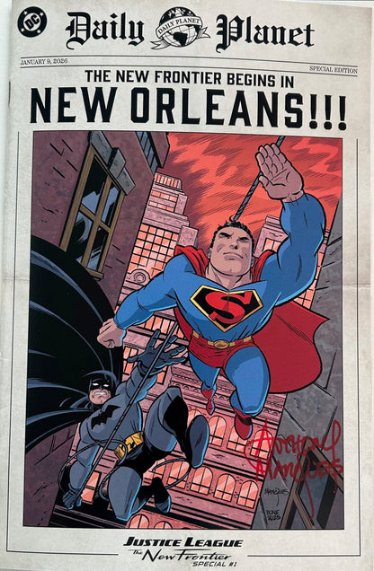✏️ JL: THE NEW FRONTIER #1 SIGNED ANTHONY MARQUEZ FAN EXPO NEW ORLEANS EXCLUSIVE