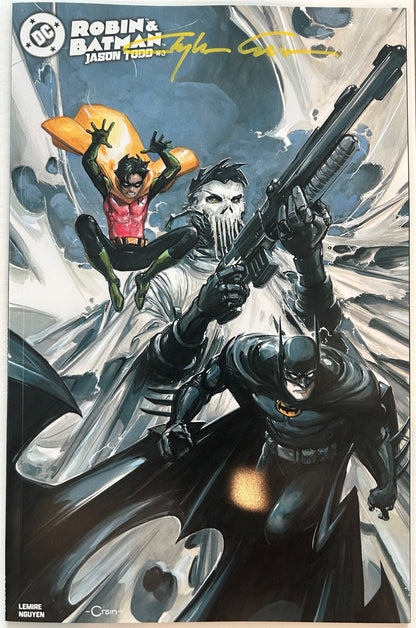✏️ ROBIN & BATMAN JASON TODD #3 CVR C SIGNED CLAYTON CRAIN FAN EXPO NEW ORLEANS COA