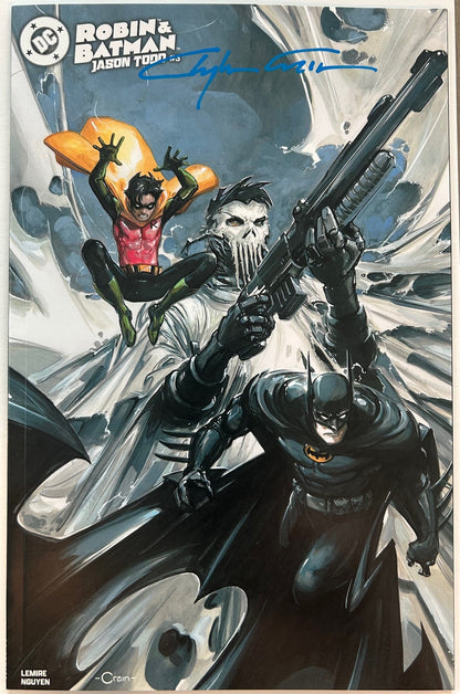 ✏️ ROBIN & BATMAN JASON TODD #3 CVR C SIGNED CLAYTON CRAIN FAN EXPO NEW ORLEANS COA