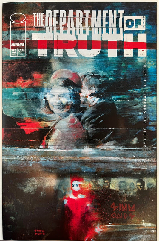 ✏️ DEPARTMENT OF TRUTH #23 SIGNED MARTIN SIMMONDS FAN EXPO NEW ORLEANS COA