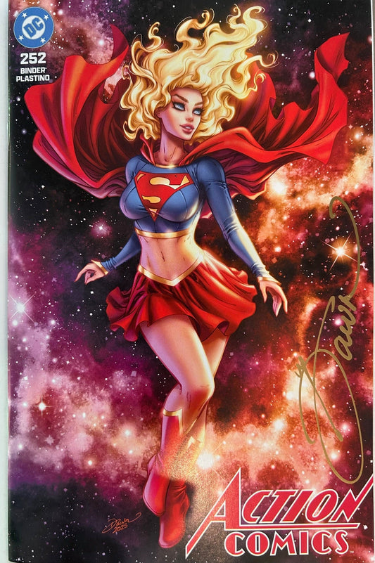✏️ ACTION COMICS #252 FACSIMILE SIGNED DAWN MCTEIGUE FAN EXPO NEW ORLEANS COA
