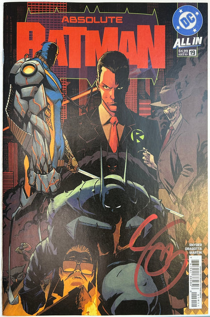 ✏️ ABSOLUTE BATMAN #19 CVR A NICK DRAGOTTA SIGNED BY SCOTT SNYDER W/COA