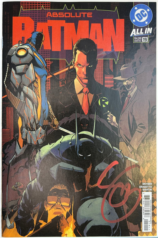 ✏️ ABSOLUTE BATMAN #19 CVR A NICK DRAGOTTA SIGNED BY SCOTT SNYDER W/COA