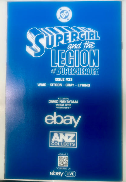 SUPERGIRL AND THE LEGION OF SUPER HEROES #23 EBAY BLIND BAG DAVID NAKAYAMA EXCLUSIVE