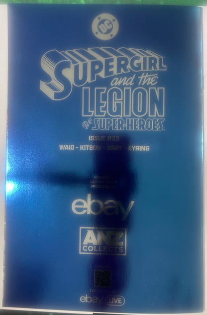 SUPERGIRL AND THE LEGION OF SUPER HEROES #23 EBAY BLIND BAG LOGO FOIL EXCLUSIVE