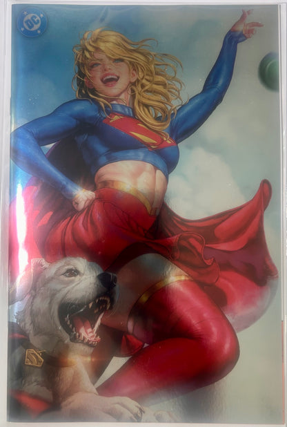 SUPERGIRL AND THE LEGION OF SUPER HEROES #23 EBAY KYUYONG EOM FOIL EXCLUSIVE