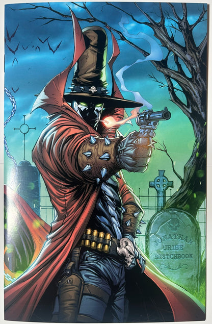 GUNSLINGER CVR A JONATHAN URIBE OFFICIAL SPAWN SKETCHBOOK LTD 250 SDCC 2026