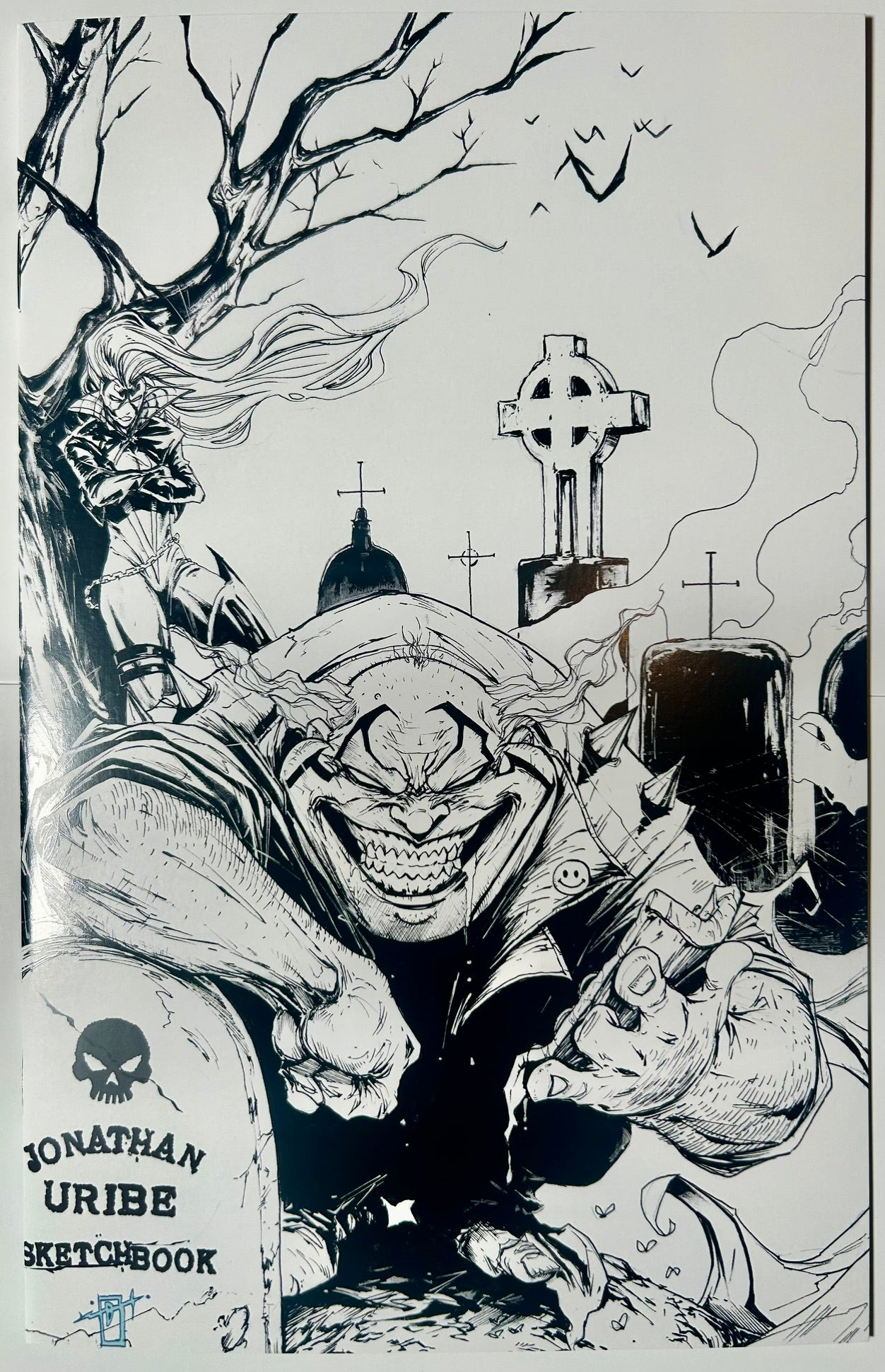 VIOLATOR SKETCH JONATHAN URIBE OFFICIAL SPAWN SKETCHBOOK LTD 100 SDCC 2026