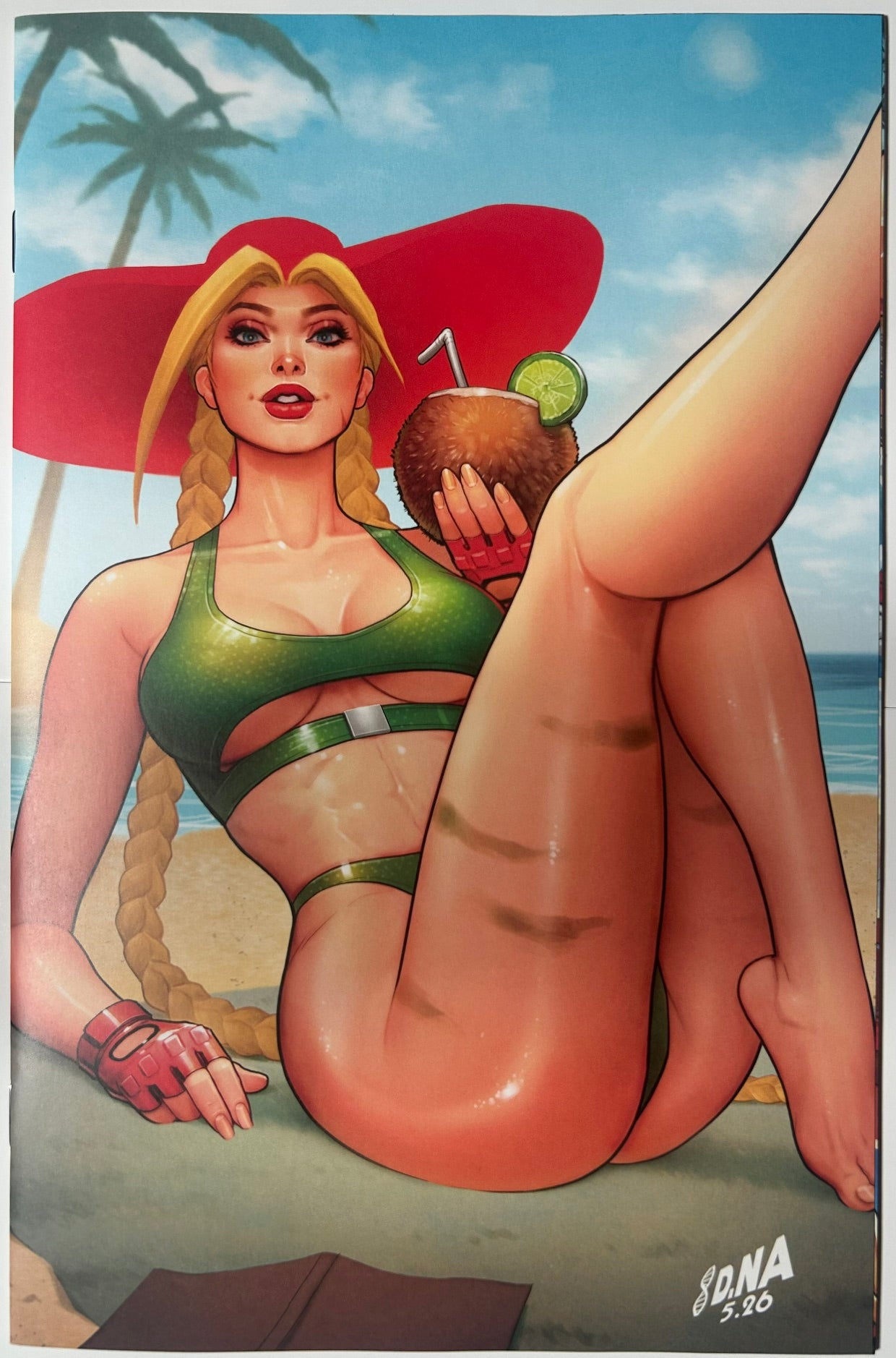 STREET FIGHTER SWIMSUIT SPECIAL #1 DAVID NAKAYAMA SDCC CAMMY VIRGIN EXCLUSIVE