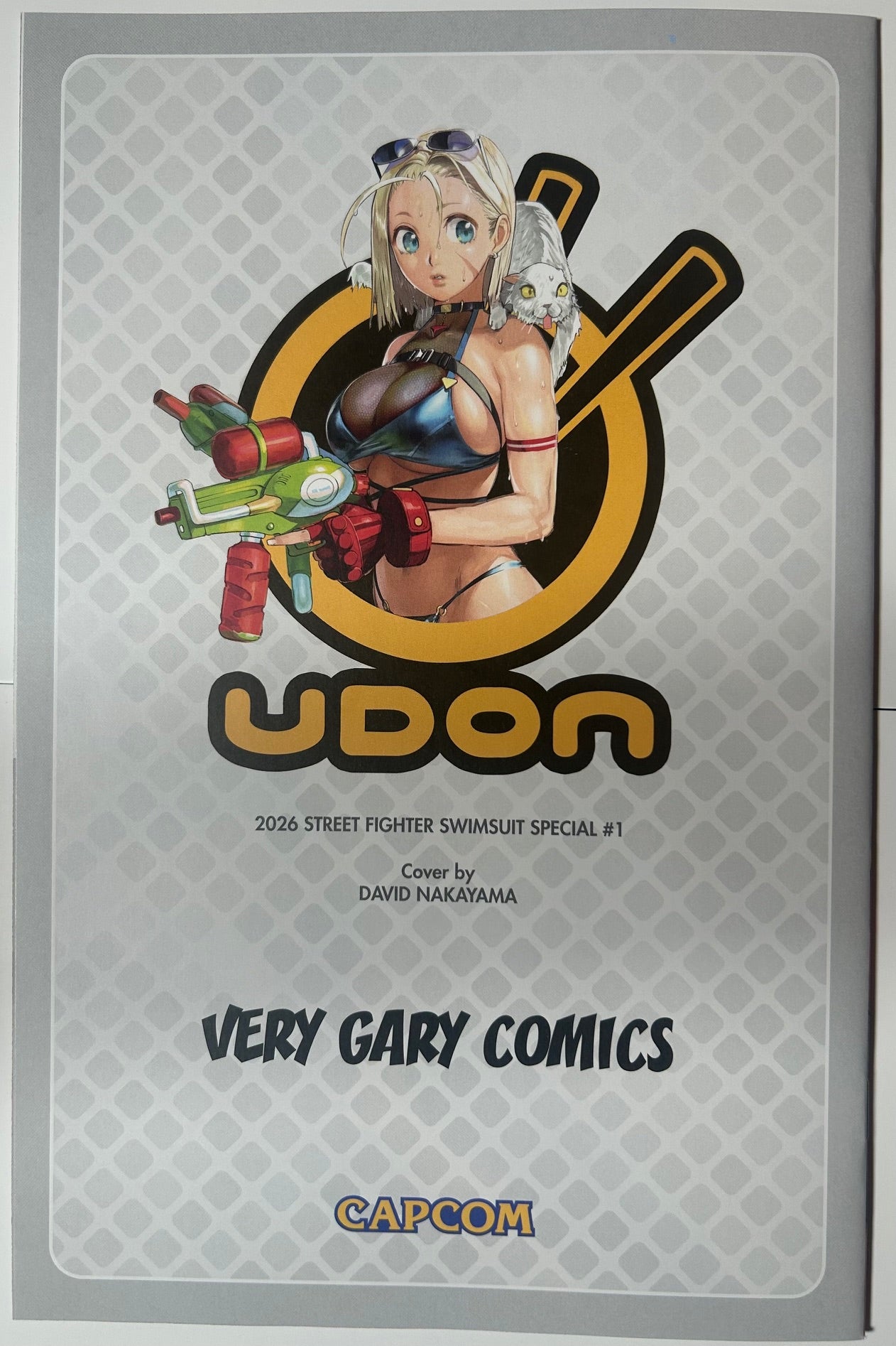 STREET FIGHTER SWIMSUIT SPECIAL #1 DAVID NAKAYAMA SDCC CAMMY VIRGIN EXCLUSIVE