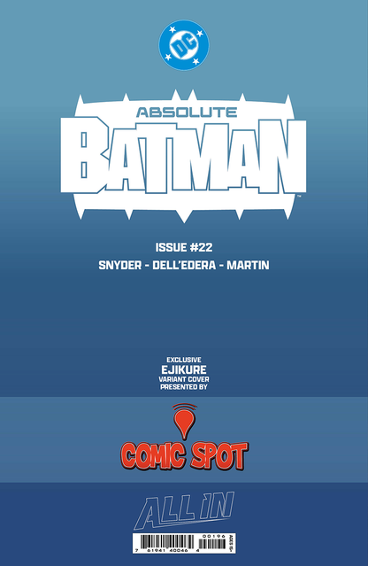 ABSOLUTE BATMAN #22 EJIKURE EXCLUSIVE VIRGIN VAR