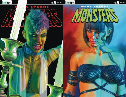 MARK SPEARS MONSTERS #5 CVR F HOLOFOIL FLIP COVER