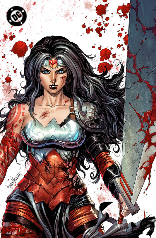 ABSOLUTE WONDER WOMAN #23 TYLER KIRKHAM BATTLE DAMAGED EXCLUSIVE VIRGIN VAR (08/26/2026)