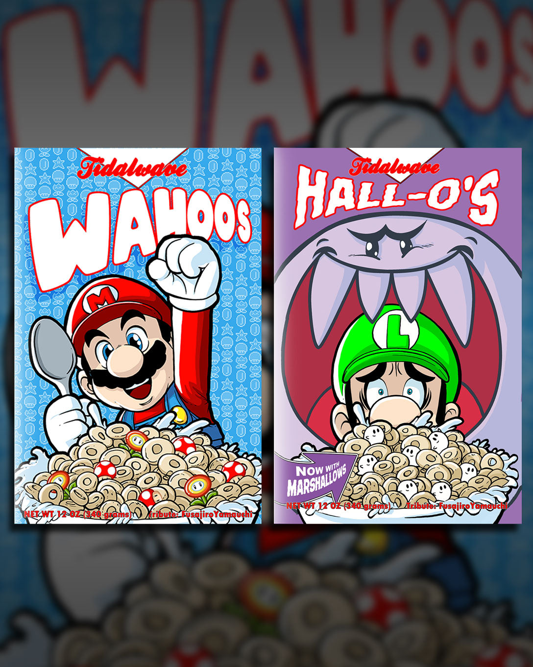 BUNDLE TRIBUTE: FUSAJIRO YAMAUCHI EMBOSSED MARIO LUIGI SPOT FOIL LMTD TO 500 W TRADING CARD COAS