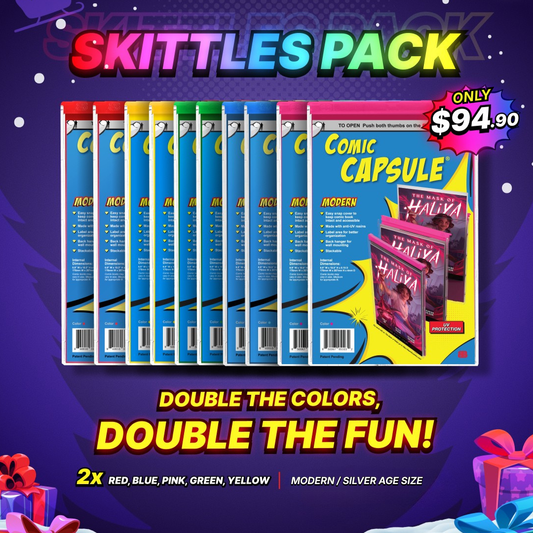 Skittles 10-Pack [Red,Blue,Pink,Green,Yellow]