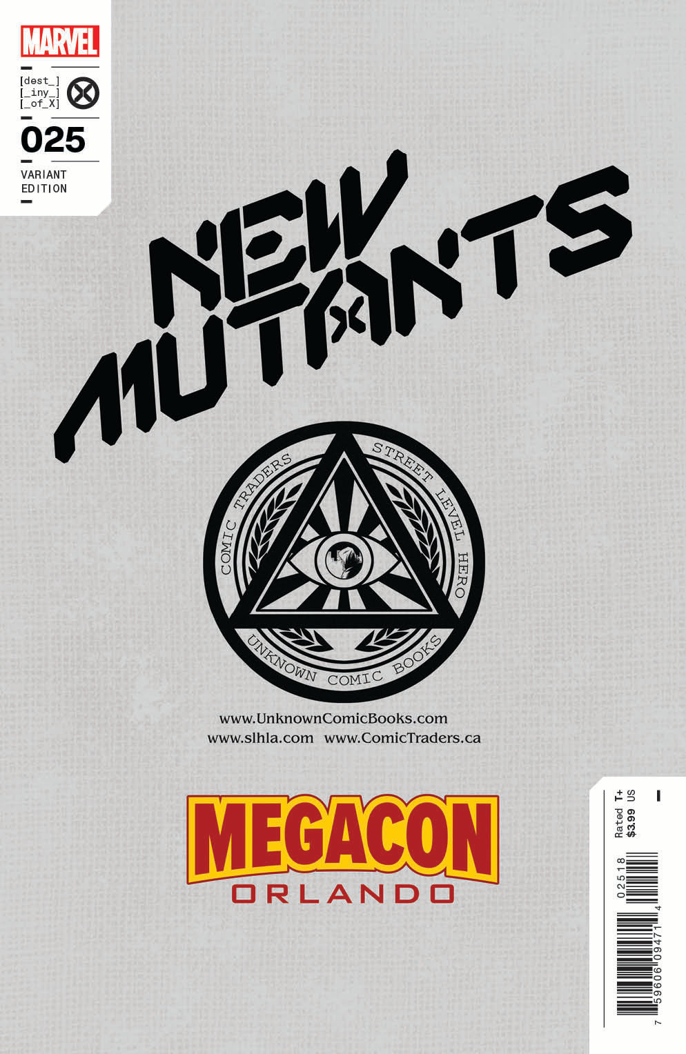 New Mutants 25 Unknown Comics Derrick Chew Exclusive Color Splash Convention VIRGIN Var (06/08/2022)