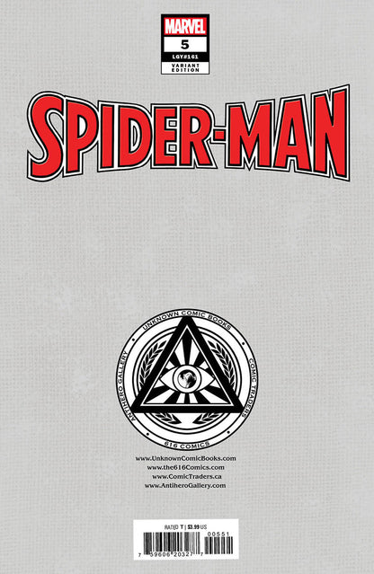 Spider-Man #5 Unknown Comics Dell'Otto Exclusive Var (02/15/2023)
