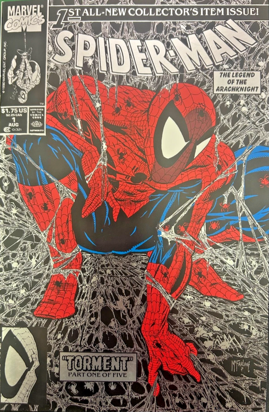 🕷 SPIDER-MAN #1 MCFARLANE MEXICAN SILVER SPOT FOIL - LTD 1000 HEROSCON EXCLUSIVE