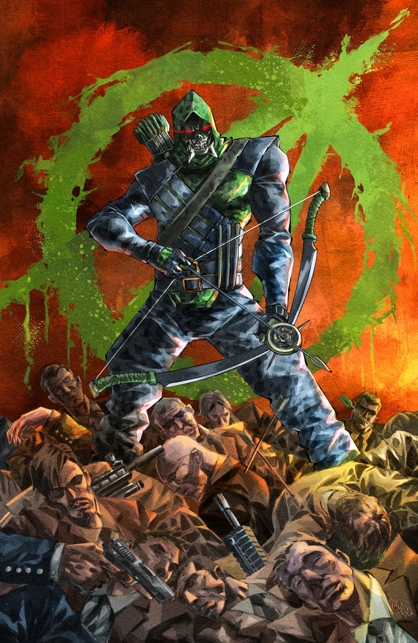 ABSOLUTE GREEN ARROW #1 ALAN QUAH FOIL VIRGIN VARIANT EXCLUSIVE LTD 1000