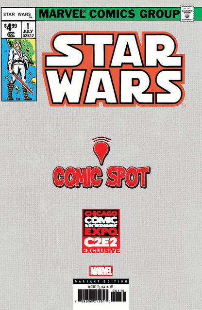 Star Wars #1 Facsimile Comics Spot Tyler Kirkham C2E2 2025 Exclusive Var (04/09/2025)