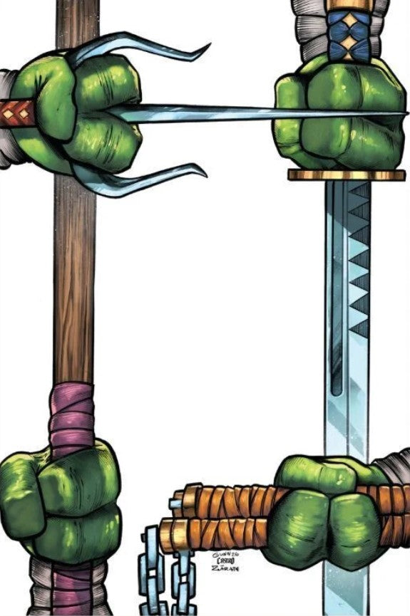 Teenage Mutant Ninja Turtles #20 TMNT 300th Garrett Gunn FRAME VIRGIN EXCLUSIVE LTD 500
