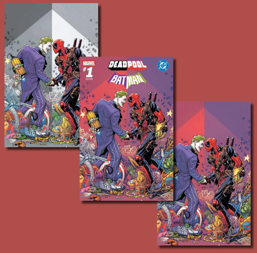 MARVEL/DC: DEADPOOL/BATMAN #1 Patrick Gleason Exclusive