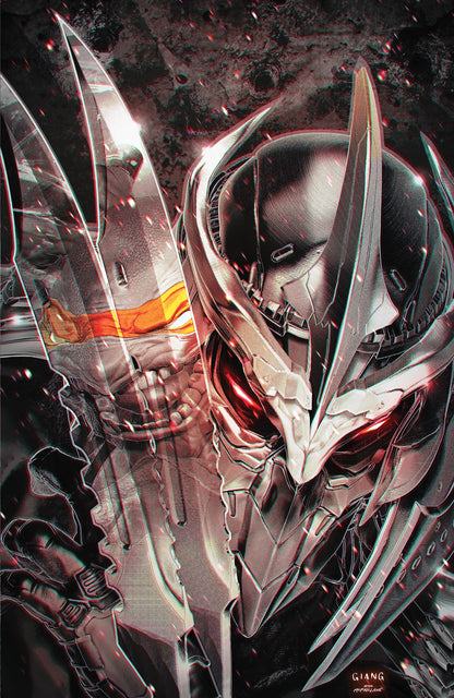 TMNT SHREDDER #1 JOHN GIANG VIRGIN COLOR SPLASH LTD 350 W NUMBERED TRADING CARD COA - PREORDER