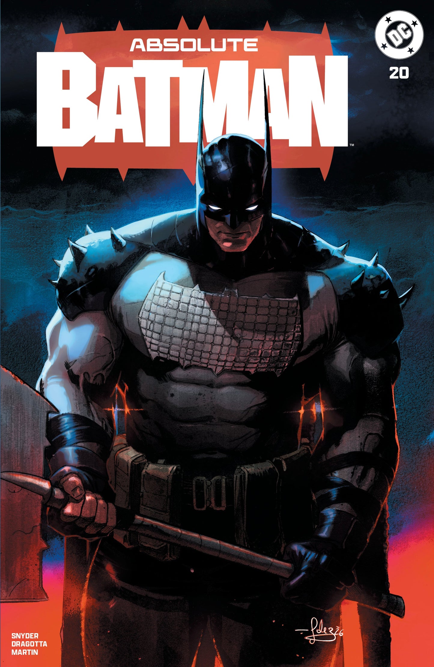 ABSOLUTE BATMAN #20 JAVIER FERNANDEZ TRADE VARIANT EXCLUSIVE LTD 3000